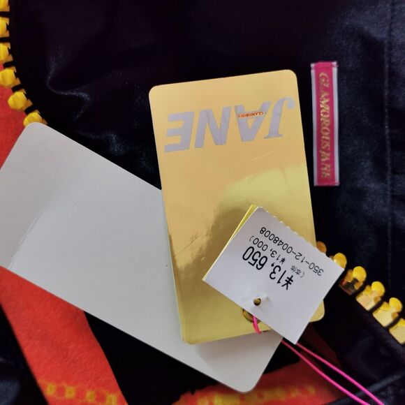 Glamorous Jane Oversized Tote Bag Purse Terry Beach 2000's Rare Agejo Gyaru Gal - Picture 2 of 10